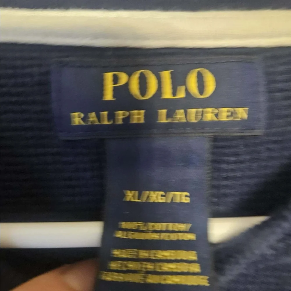 Polo by Ralph‎ Lauren Men's Deep Blue Crewneck Sweater